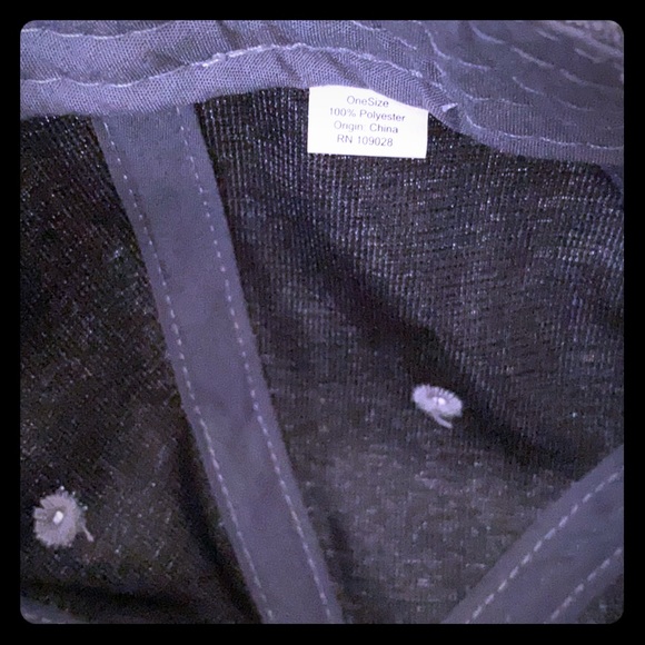 Gray Adjustable Snap Back Hat sewn NASA Logo - Picture 5 of 7